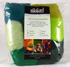 ashford wool pack with carded corriedale sliver