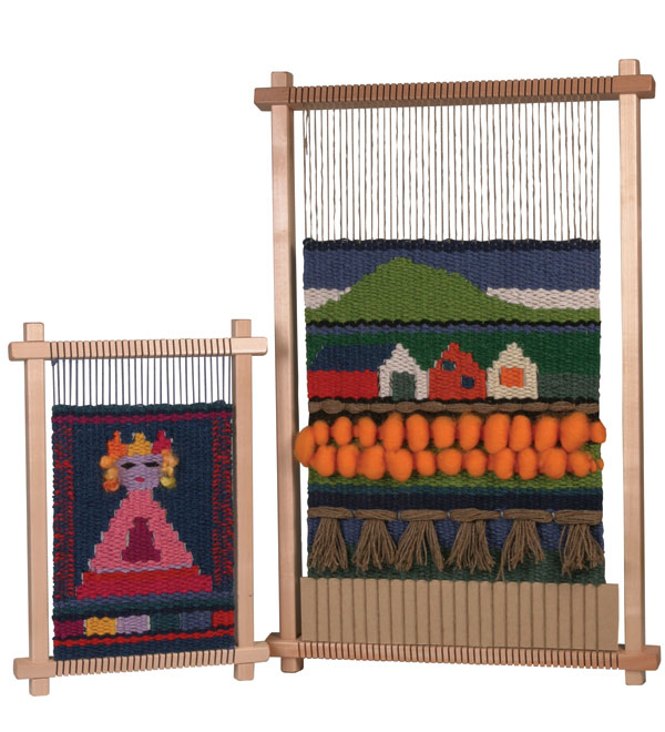 ashford weaving frame with tapestry