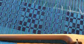 handwoven placemat in 8/2 cotton yarn