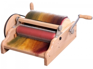 extra wide drum carder